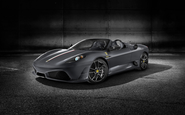 Grey sports car dark room #3 free wallpaper for desktop - medium preview image