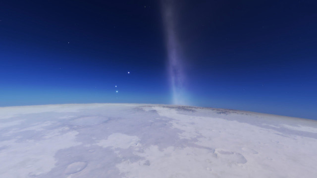 Bright beam light clouds snow free wallpaper for desktop - medium preview image