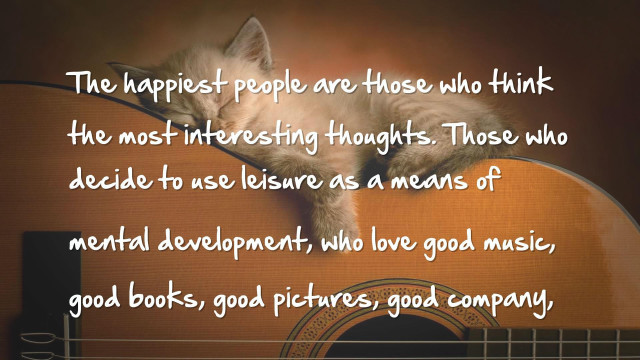 Kitten sleeping guitar quote interesting free wallpaper for desktop - medium preview image