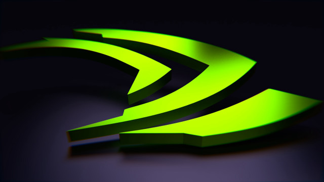 Green curved object ray traced free wallpaper for desktop - medium preview image