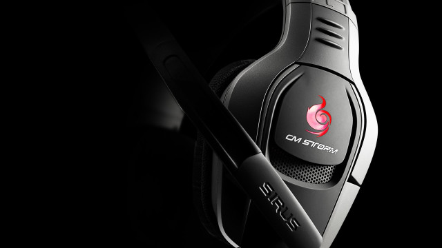 Headphones microphone 3d render storm free wallpaper for desktop - medium preview image