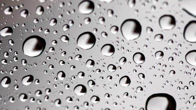 Water droplets glass closeup macro free wallpaper for desktop - medium preview image