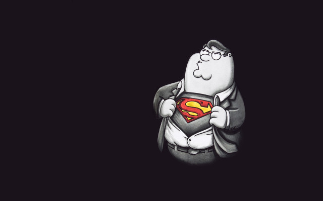 Cartoon superman symbol heroic superflat free wallpaper for desktop - medium preview image