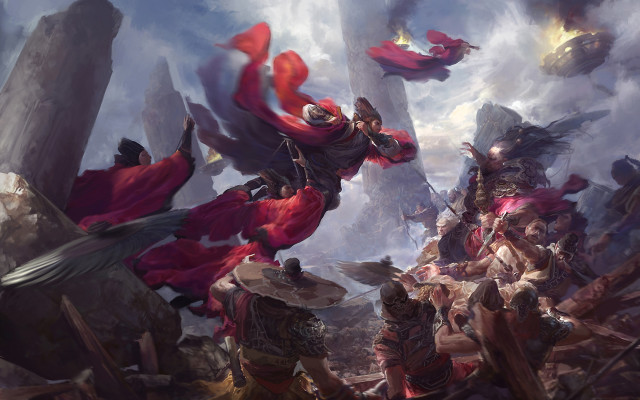 Battle royal giant bird armor free wallpaper for desktop - medium preview image