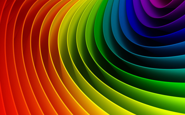 Multicolored spiral rainbow triadic colorfield free wallpaper for desktop - medium preview image