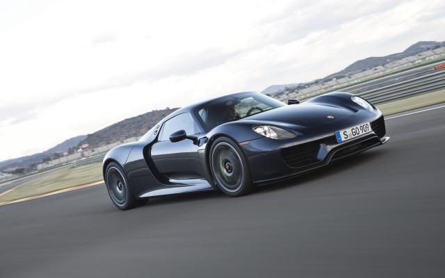 Black sports car race track #5 free wallpaper for desktop - medium preview image