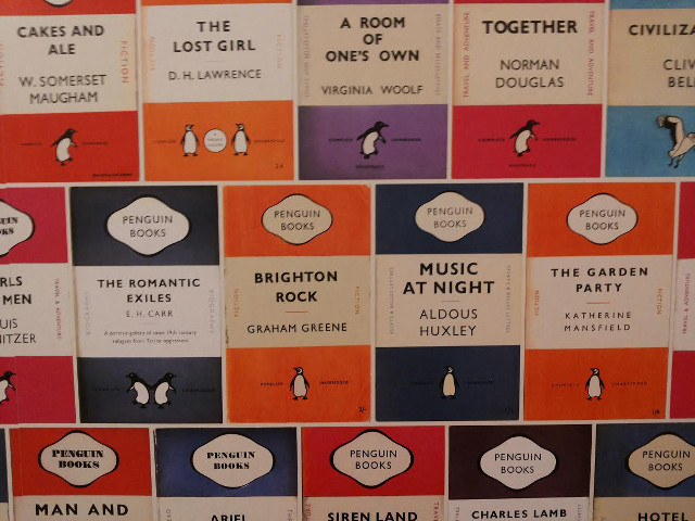 Books wall penguins names shelf free wallpaper for desktop - medium preview image