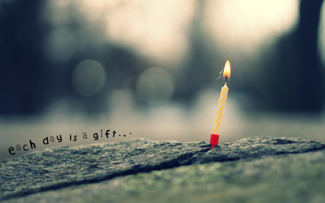 Candle quote rock woods bokeh free wallpaper for desktop - medium preview image