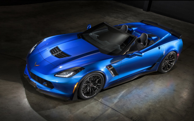 Blue sports car top view free wallpaper for desktop - medium preview image
