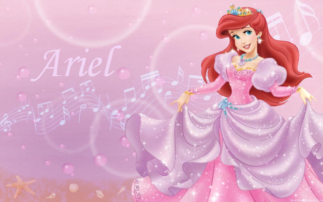 Princess cartoon musical notes name free wallpaper for desktop - medium preview image