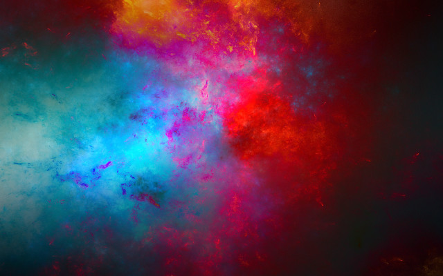 Colorful black blue red starry free wallpaper for desktop - medium preview image