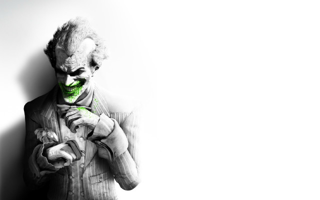 Creepy man green nose cell free wallpaper for desktop - medium preview image