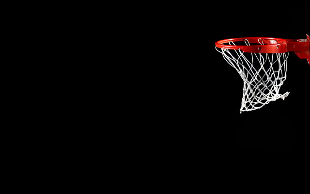 Basketball net night rimlight 3d free wallpaper for desktop - medium preview image