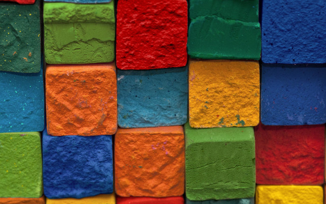 Multi colored paint neo fauvism free wallpaper for desktop - medium preview image