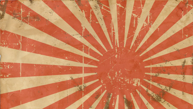 Red white sunburst background faded free wallpaper for desktop - medium preview image