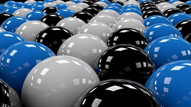Black white balls blue tops free wallpaper for desktop - medium preview image