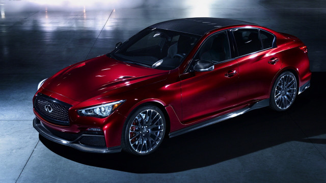 Red car spotlight person matte free wallpaper for desktop - medium preview image