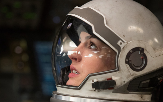 Woman space suit surprised felix free wallpaper for desktop - medium preview image