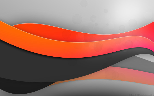 Red orange abstract curved white free wallpaper for desktop - medium preview image