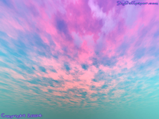 Pink blue sky clouds plane free wallpaper for desktop - medium preview image