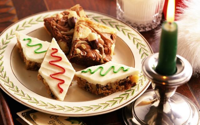 Cake plate candle pastel food free wallpaper for desktop - medium preview image