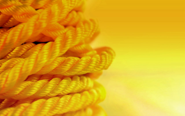 Yellow rope closeup blurry background free wallpaper for desktop - medium preview image