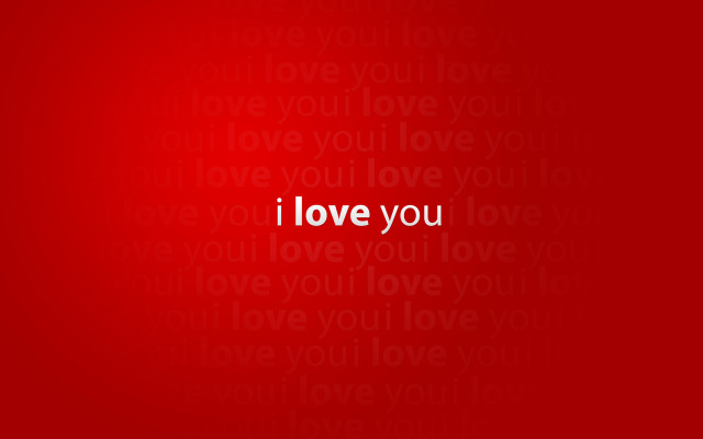 Red background i love you #2 free wallpaper for desktop - medium preview image