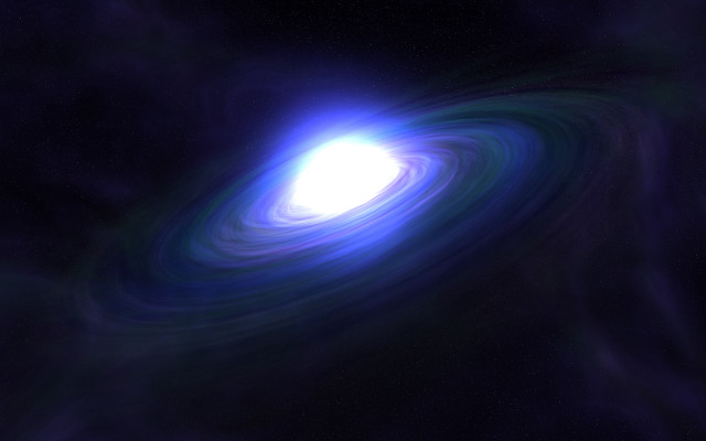Blackhole blue disk stars space free wallpaper for desktop - medium preview image