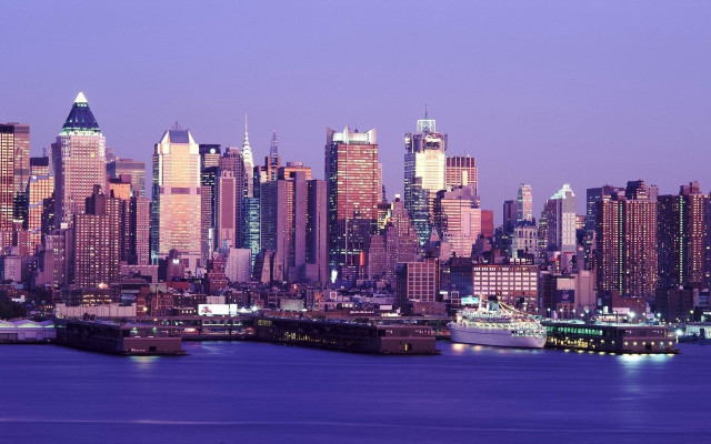 Tokyo skyline mountain water bridge free wallpaper for desktop - medium preview image