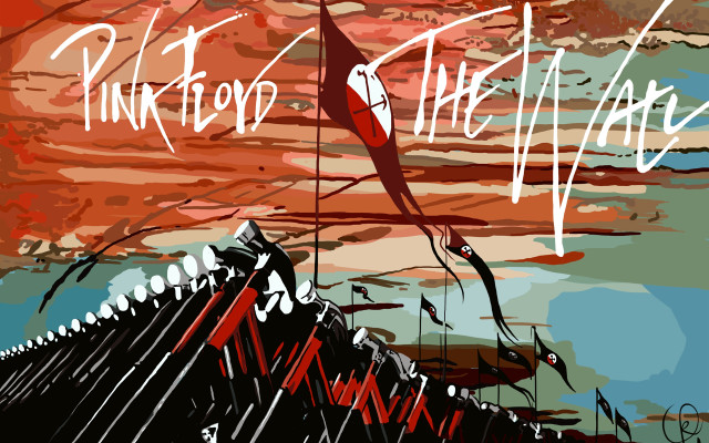 Red black boat pink floyd free wallpaper for desktop - medium preview image