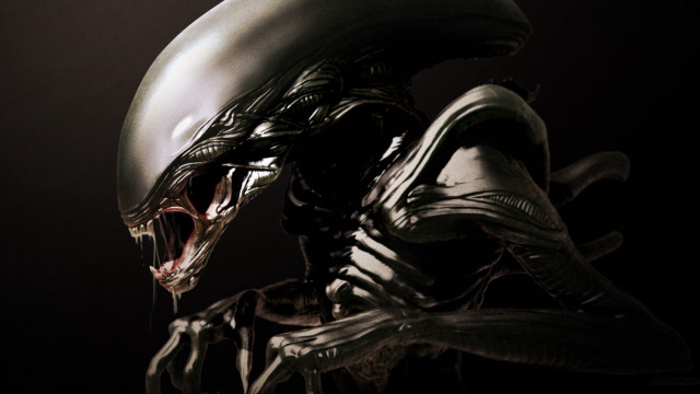 Alien closeup photorealism ambientocclusion eddie free wallpaper for desktop - medium preview image