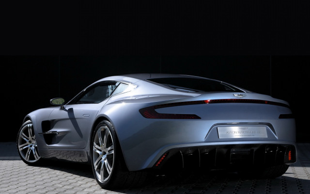 Silver sports car dark room #15 free wallpaper for desktop - medium preview image