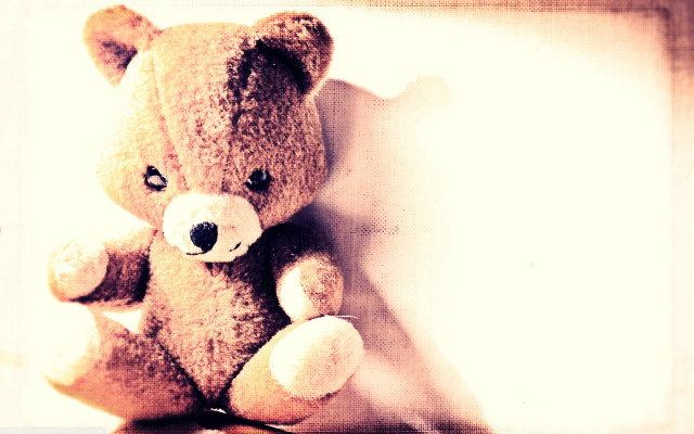 Teddy bear shadow wall ambient free wallpaper for desktop - medium preview image