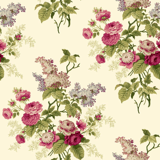 Floral pattern pink purple cream free wallpaper for tablet - medium preview image