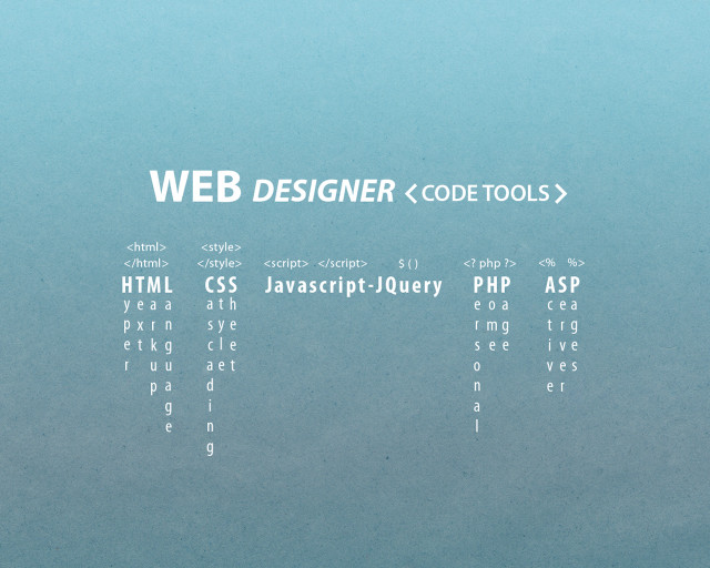 Computer screen web designer code free wallpaper for desktop - medium preview image