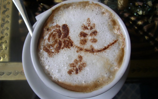 Coffee face spoon stilllife glass free wallpaper for desktop - medium preview image