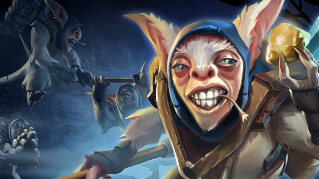 Cartoon demonic eyes hood sword free wallpaper for desktop - medium preview image