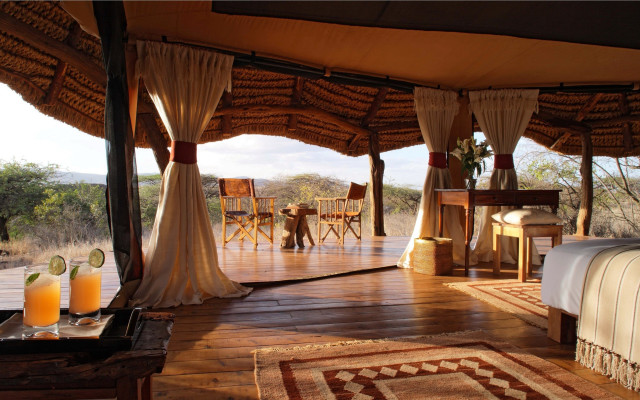 Safari bedroom view table drinks free wallpaper for desktop - medium preview image