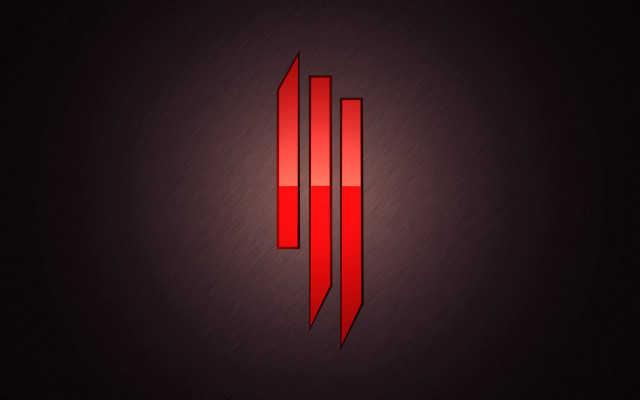 Red logo black background red #2 free wallpaper for desktop - medium preview image