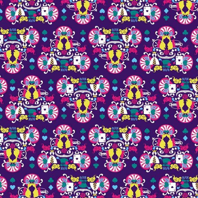 Colorful hearts flowers purple blue free wallpaper for tablet - medium preview image