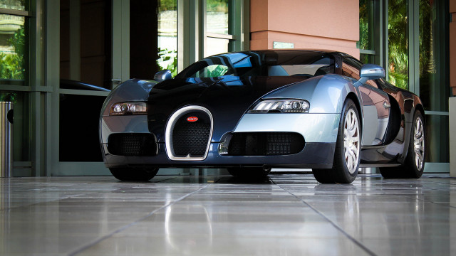 Bugatti building open door tilt free wallpaper for desktop - medium preview image
