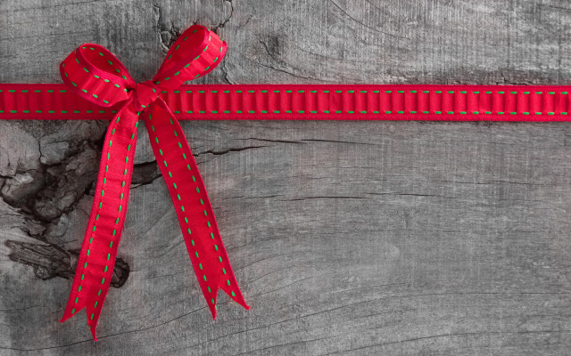 Red ribbon wood knot 3d free wallpaper for desktop - medium preview image