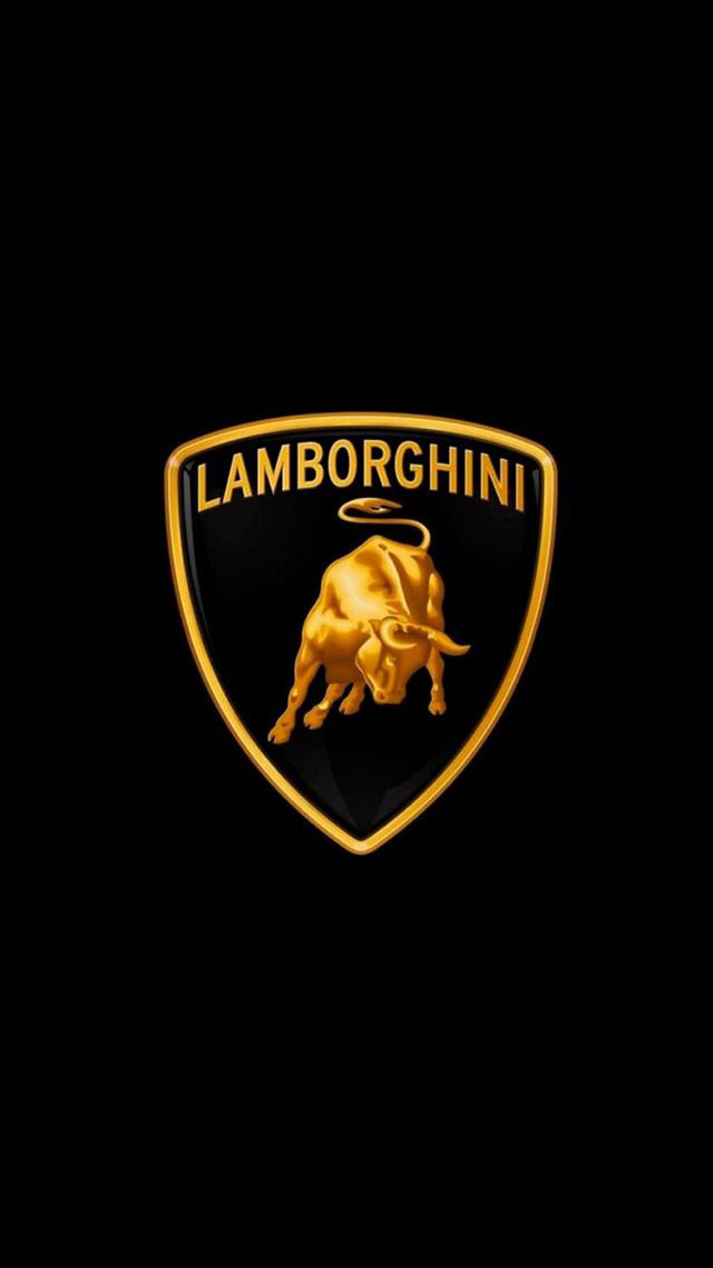 Lamb logo black background gold free wallpaper for mobile - medium preview image