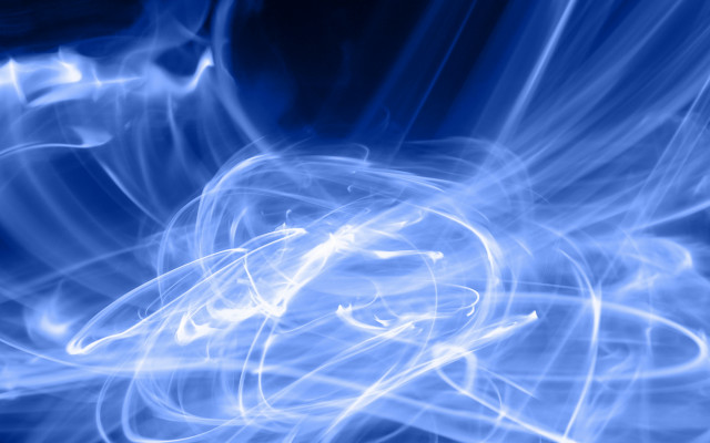 Blue white swirls abstract storm free wallpaper for desktop - medium preview image