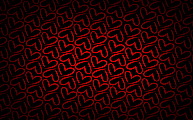 Red black hearts blush book free wallpaper for desktop - medium preview image