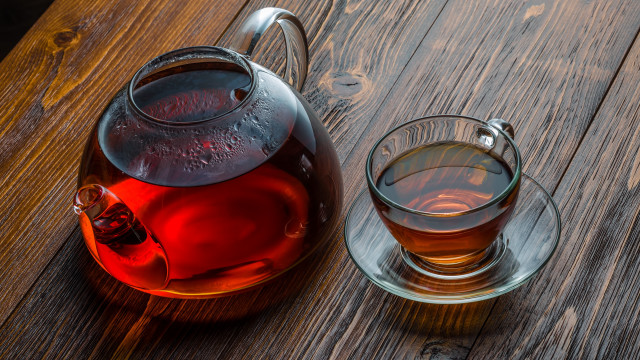 Glass teapot glass cup tea free wallpaper for desktop - medium preview image
