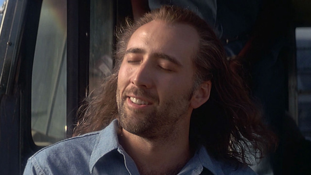 Man long hair blue shirt free wallpaper for desktop - medium preview image