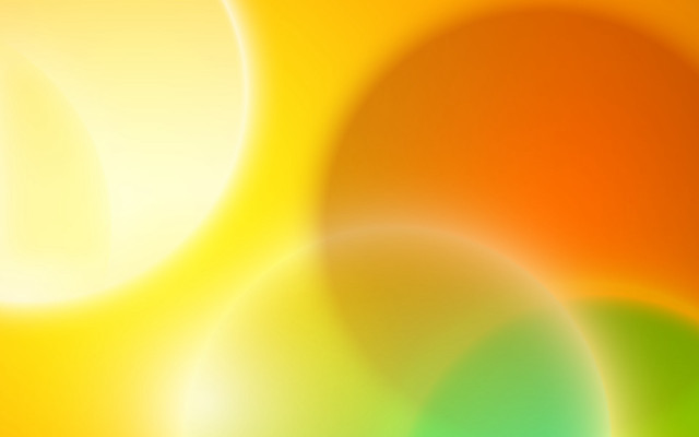 Blurry yellow green background circles #2 free wallpaper for desktop - medium preview image