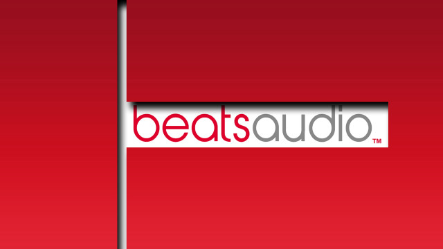 Red white black beatsaudio daualset free wallpaper for desktop - medium preview image