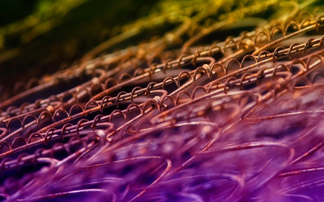 Colorful abstract macro wire sky free wallpaper for desktop - medium preview image